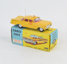 Corgi toys 221 'Chevrolet' New York Taxi Virtually Mint/Boxed