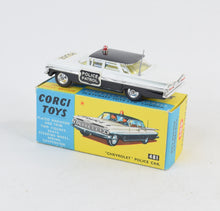 Corgi Toys 481 Chevrolet 'Police' Car Virtually Mint/Nice box