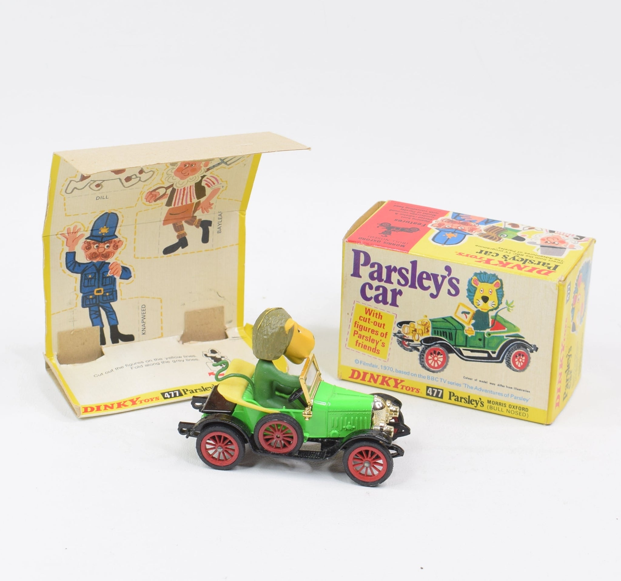 ミニカー DINKY No.477 Parsley's Car car-and-box3.png