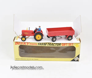 Dinky toys 399 Farm Tractor Gift set Virtually Mint/Boxed 'BGS Collection'