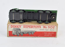 Dinky Toys 502 Foden Flat bed Virtually Mint/Nice box