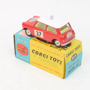 Corgi toys 317 Mini Cooper 'S' Monte Carlo '64 Virtually Mint/Boxed 'Ribble' Valley Collection