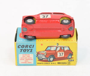 Corgi toys 317 Mini Cooper 'S' Monte Carlo '64 Virtually Mint/Boxed 'Ribble' Valley Collection