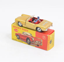 Dinky toy 114 Triumph Spitfire Virtually Mint/Boxed 'BGS Collection'