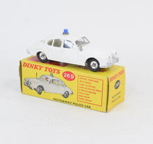 Dinky toys 269 Motorway Police Car Virtually Mint/Nice box