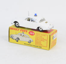 Dinky toys 269 Motorway Police Car Virtually Mint/Nice box