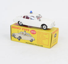 Dinky toys 269 Motorway Police Car Virtually Mint/Nice box (Red int)