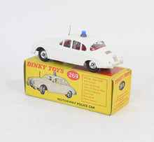 Dinky toys 269 Motorway Police Car Virtually Mint/Nice box (Red int)