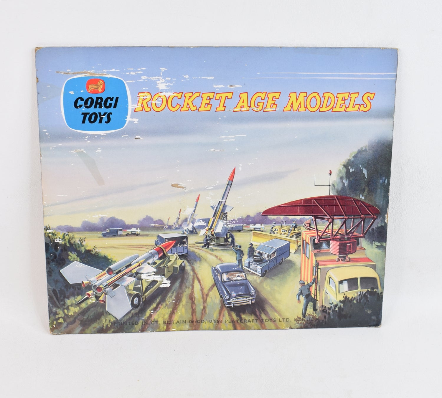 Corgi toys Rocket age models Point of sale stand