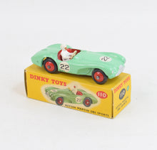 Dinky Toys 110 Aston Martin DB3 Virtually Mint/Nice box (Pale green)