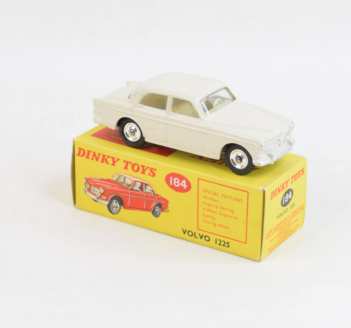 Dinky toys 184 Volvo 122s Virtually Mint/Nice box