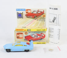 Dinky toys 108 Sam's Car Virtually Mint/Nice box (Unley)