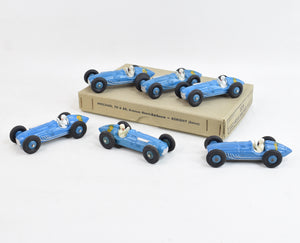 French Dinky Toys 23h Talbot-Lago trade box of 6 (Consecutive numbering)  Very Near Mint/Boxed