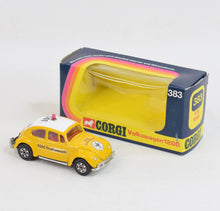 Corgi toys 373 VW 1200 Beetle ADAC Virtually Mint/Nice box