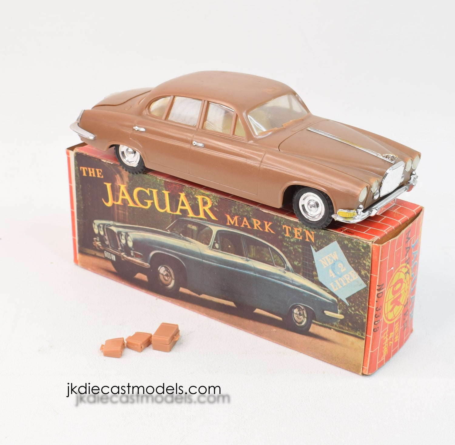 Ok Toys 3369 Plastic Mark X Jaguar Virtually Mint/Boxed 'Victoria' Collection