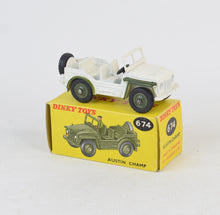 Dinky 674 Austin Champ U.N. Version, Virtually Mint/Nice box