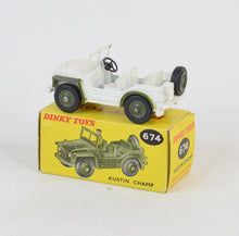 Dinky 674 Austin Champ U.N. Version, Virtually Mint/Nice box