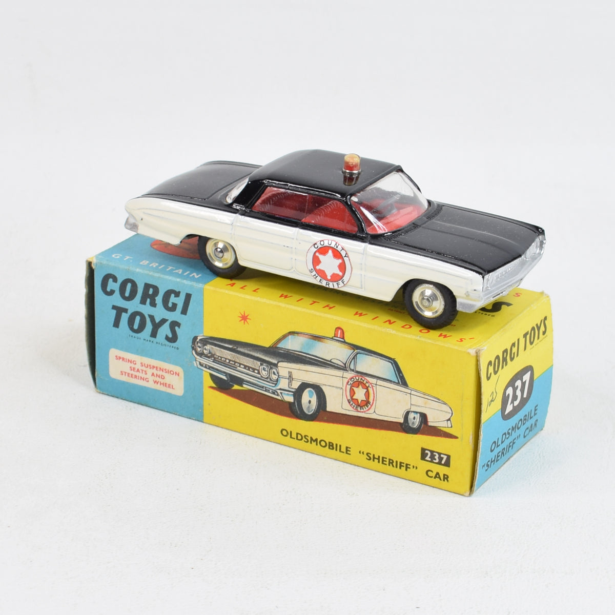 Corgi 237 Oldsmobile Sheriff Car Virtually Mint/Boxed 