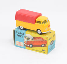 Corgi toys 431 VW Pick-up Virtually Mint/Boxed (Yellow interior)