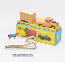 Corgi Toys Gift Set 2  Land-Rover with Rice's Trailer Virtually Mint/Nice box