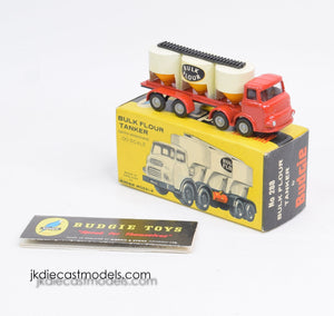 Budgie toys 288 Bulk Flour Tanker Virtually Mint/Nice box 'Carlton Collection'