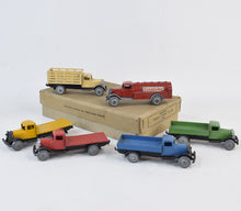 French Dinky pre war 25 series commercials trade set - Very Near Mint/Boxed