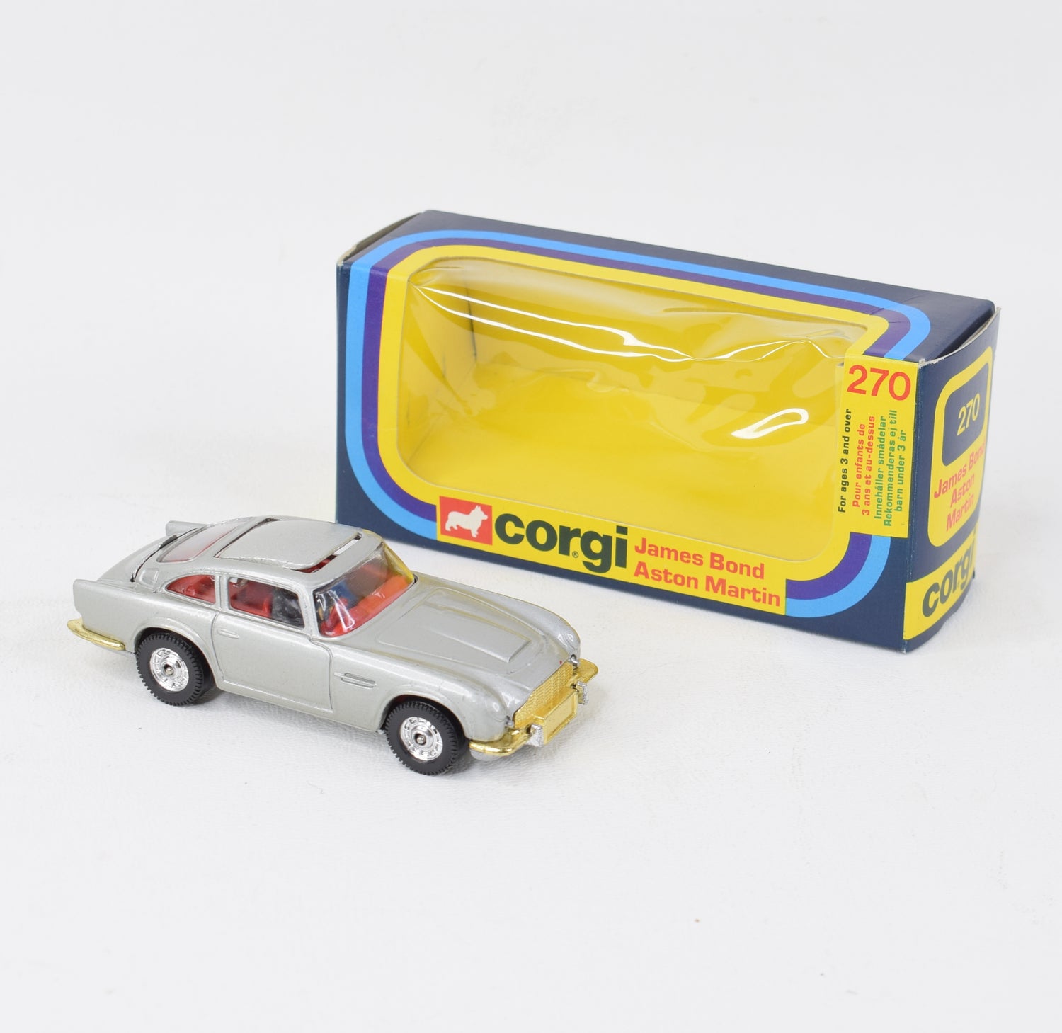 Corgi Toys 270 James Bond DB5 Virtually Mint/Lovely box