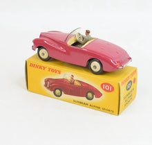 Dinky toy 101 Sunbeam Alpine Virtually Mint/Nice box