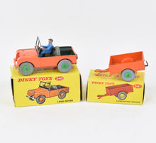 Dinky toy 340 & 341 Land-Rover with Trailer Very Near Mint/Boxed