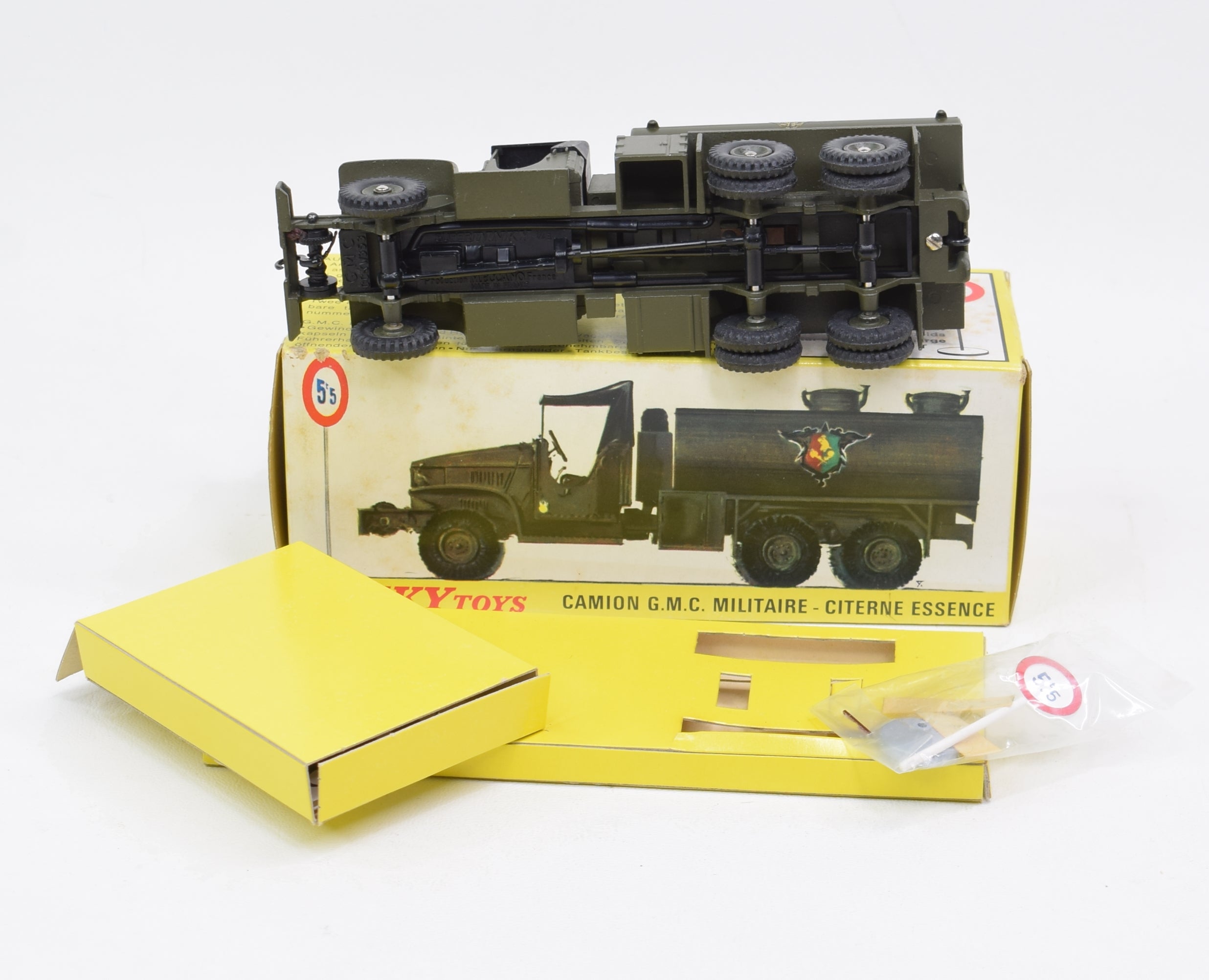 French Dinky 823 G.M.C Military Tanker Virtually Mint/Nice box 