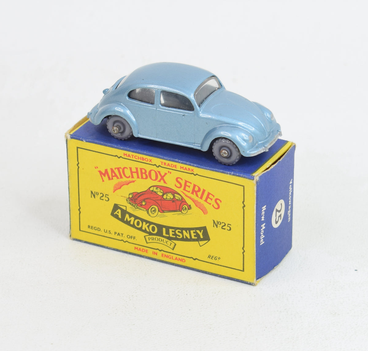 Matchbox Lesney 25 VW GPW/B4 Virtually Mint/Boxed
