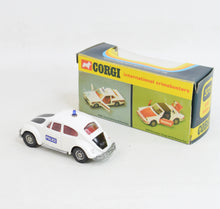 Corgi toys 373 VW 1200 Police car Virtually Mint/Nice box