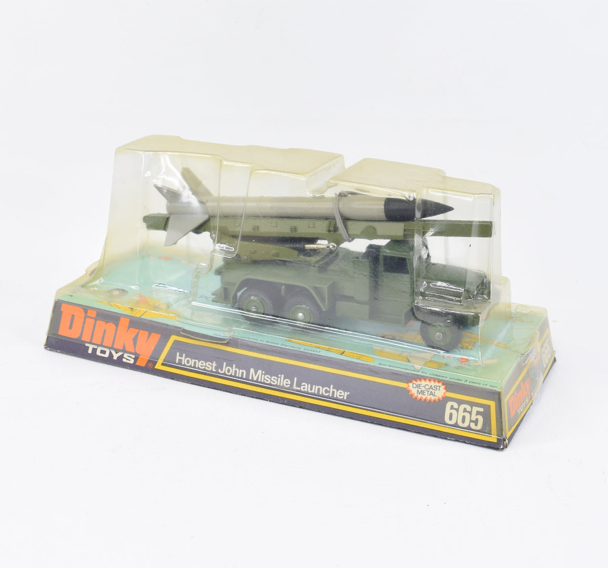 Dinky toy 665 Honest John Missile Launcher Virtually Mint/Boxed