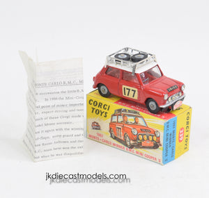 Corgi Toys 339 Austin Monte Carlo Mini Cooper 'S'. Virtually Mint/Boxed 'Avonmore Collection'