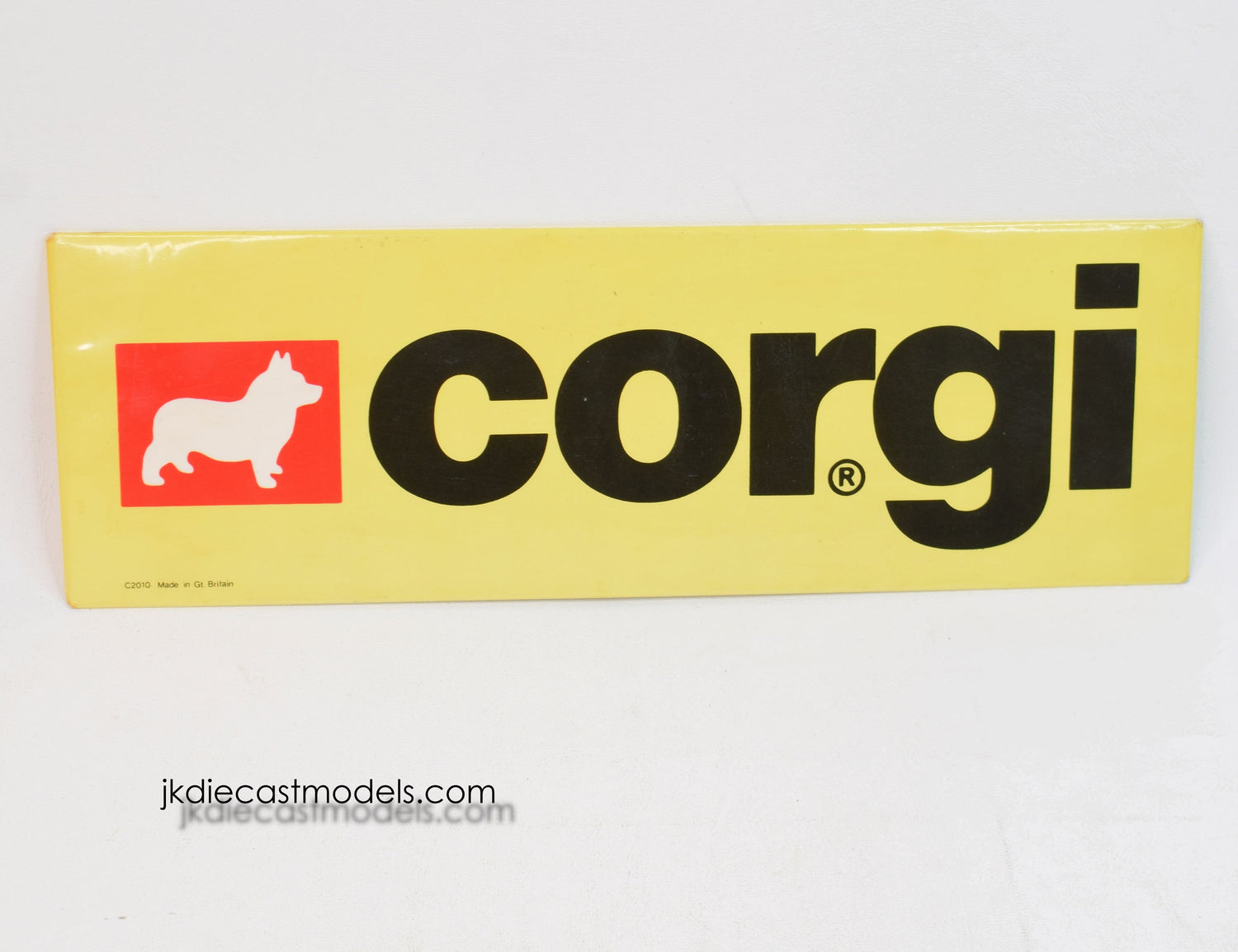 Corgi toys 'Point of Sale' Hanging/Back stand shop display sign