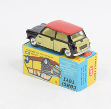 Corgi toys 249 Mini-Cooper Wickerwork Virtually Mint/Boxed (Shaped hubs) 'Avonmore Collection'