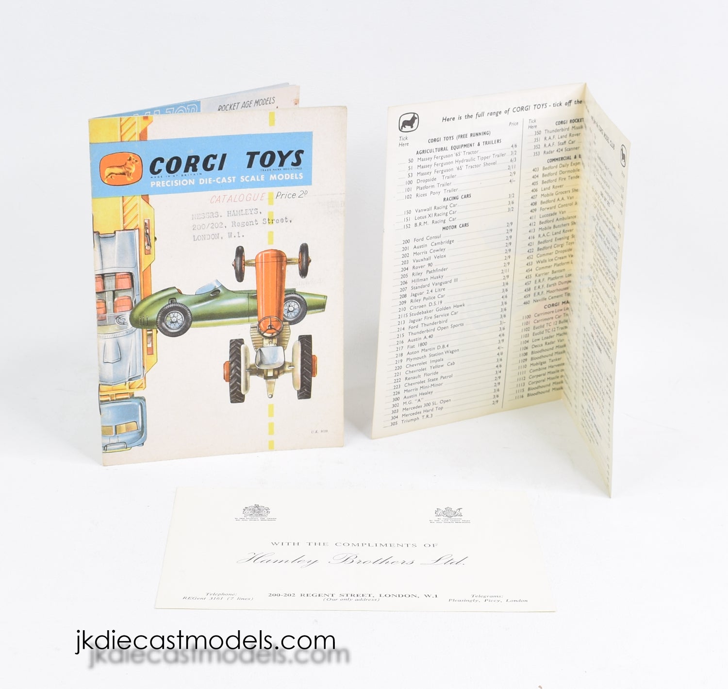 Corgi toys 'Hamleys' 1959 Catalogue 'Dryden Collection'