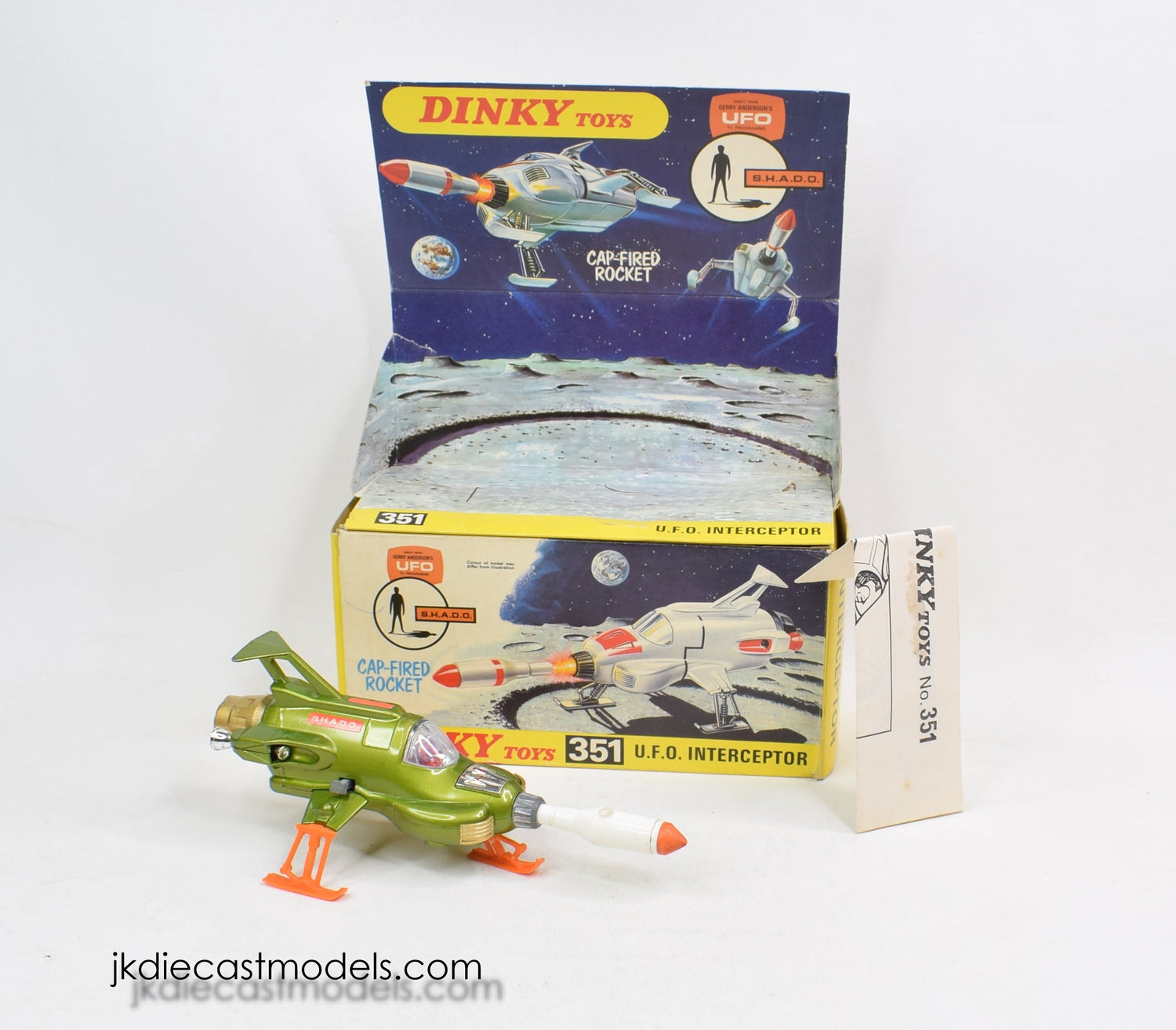 Dinky toys 351 SHADO UFO Interceptor Very Near Mint/Boxed ''The Winchester Collection''