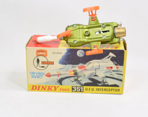 Dinky toys 351 SHADO UFO Interceptor Very Near Mint/Boxed ''The Winchester Collection''