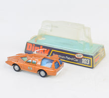 Dinky toys 103 Spectrum Patrol Car Virtually Mint/Nice Bubble (Unley)