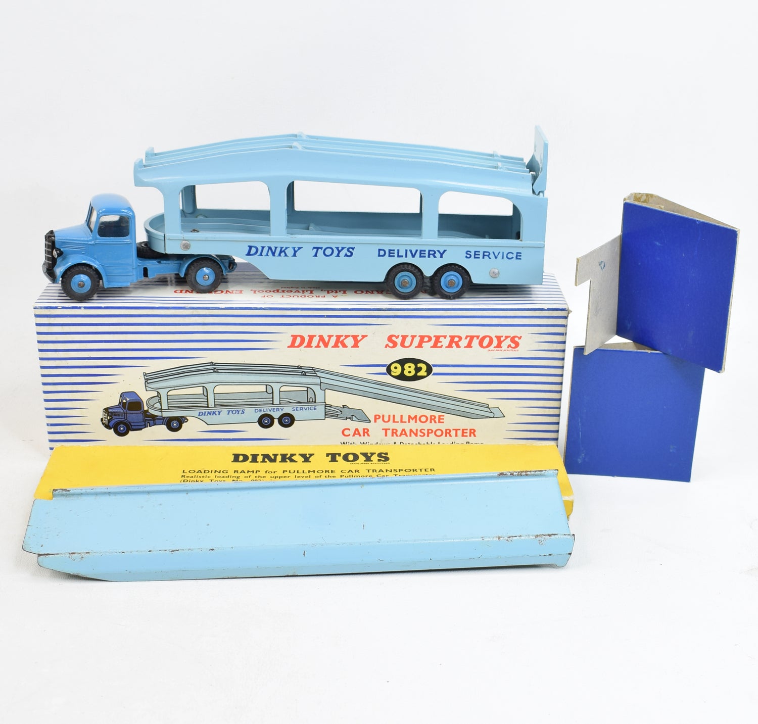 Dinky Toys 982 Pullmore Car Transporter (with windows) Very Near Mint/Boxed 