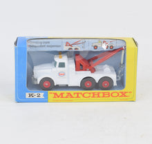 Matchbox King Size K-2 Scammell wreck truck Mint/Lovely box