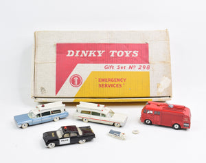 Dinky toys 298 'Emergency Services' Gift set Very Near Mint/Boxed 'BGS Collection'