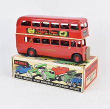 Tri-ang Minic 'Push and Go' Double Deck bus Virtually Mint/Boxed