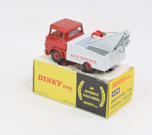 Dinky Toys 434 Bedford T.K. Crash Truck 'Auto Services' Virtually Mint/Boxed (All red cab)