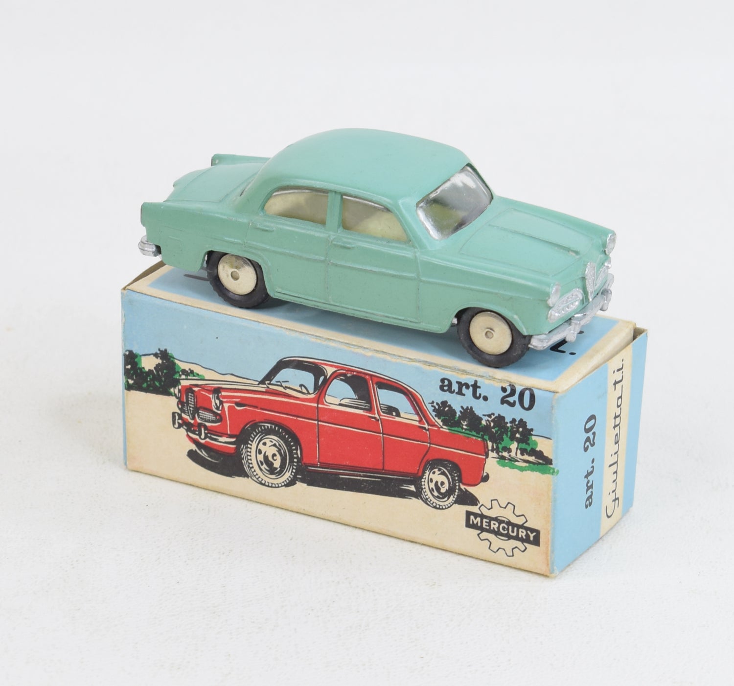 Mercury toys Art 20 Alfa Giulietta t.i Virtually Mint/Nice box
