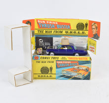 Corgi toys 497 M.F.U Virtually Mint/Nice box (shaped hubs)