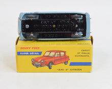 French Dinky 557 'Ami 6' Citroen Virtually Mint/Boxed (Spare wheel under bonnet)