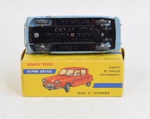 French Dinky 557 'Ami 6' Citroen Virtually Mint/Boxed (Spare wheel under bonnet)