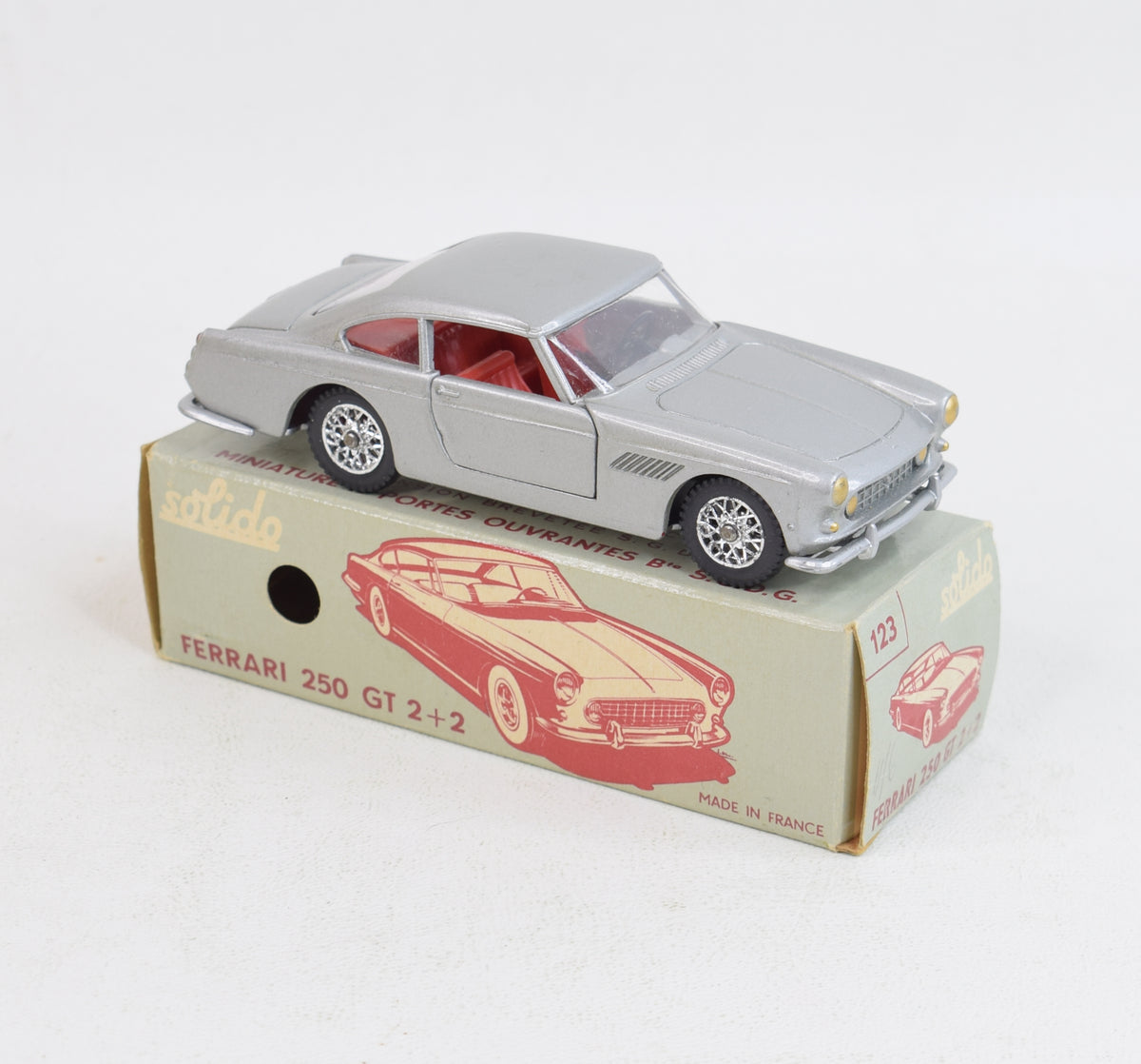 Solido 123 Ferrari 250 GT 2+2 Virtually Mint/Boxed